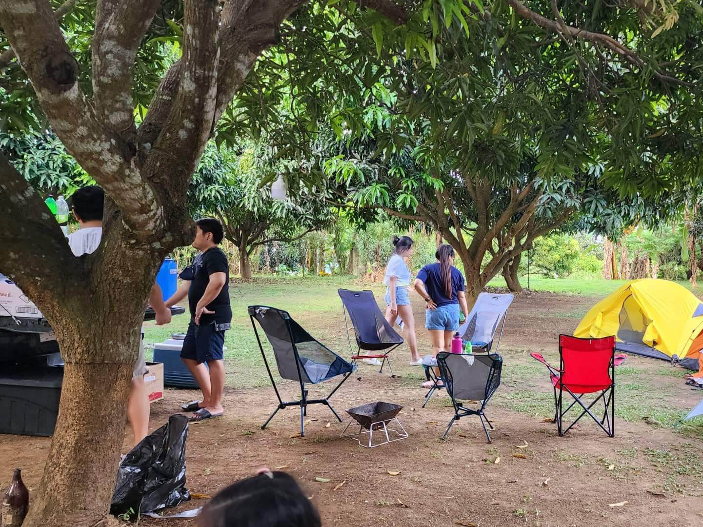 Campsite experience at Cafe Salvacion